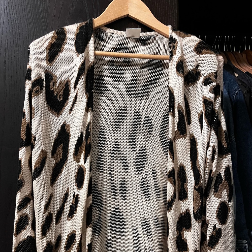 Leopard cardigan